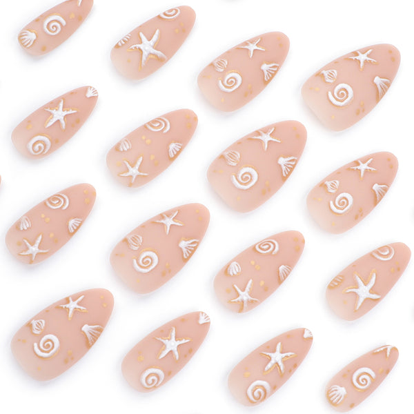 12 Sizes-24 Pcs Press On Nails JP3441