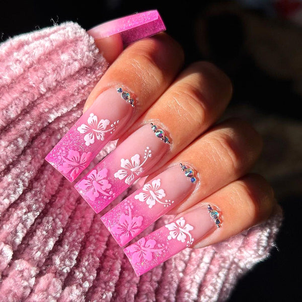 12 Sizes-24 Pcs Press On Nails JP2789