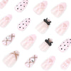 12 Sizes-24 Pcs Press On Nails JP4049