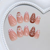 12 Sizes-24 Pcs Press On Nails Z1307