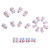 12 Sizes-24 Pcs Press On Nails Y1977