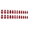 12 Sizes-24 Pcs Press On Nails W1907