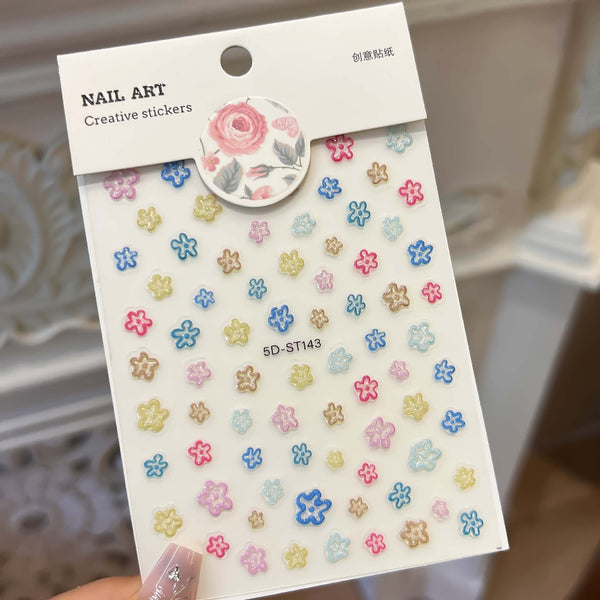 5D Nail Art Sticker 5DST143