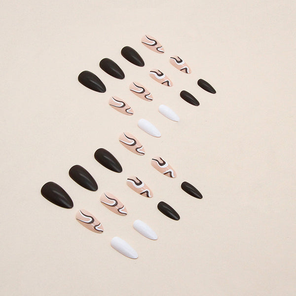12 Sizes-24 Pcs Press On Nails W336