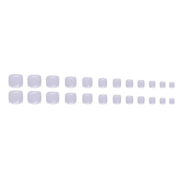 12 Sizes-24 Pcs Press On Nails F099