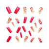 12 Sizes-24 Pcs Press On Nails Y518
