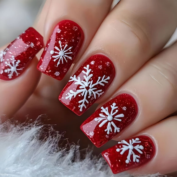 12 Sizes-24 Pcs Press On Nails Y1591