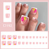 12 Sizes-24 Pcs Press On Nails C1192