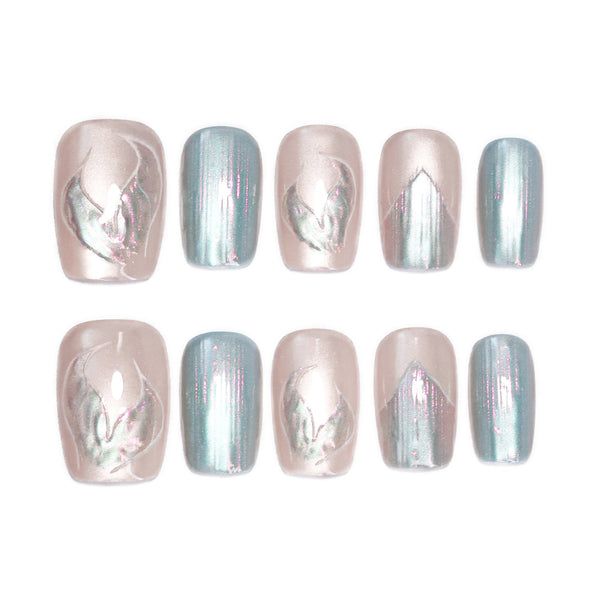 12 Sizes-24 Pcs Press On Nails SP116