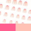 12 Sizes-24 Pcs Press On Nails JP2426