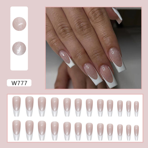 12 Sizes-24 Pcs Press On Nails W767