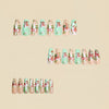 12 Sizes-24 Pcs Press On Nails Y1254