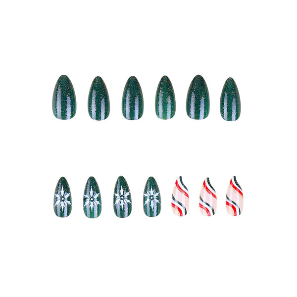 12 Sizes-24 Pcs Press On Nails Y280