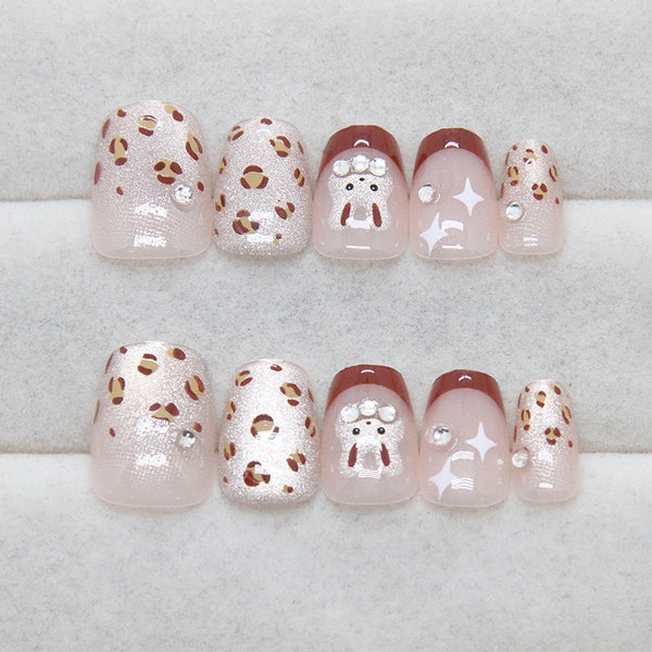 12 Sizes-24 Pcs Press On Nails MY108