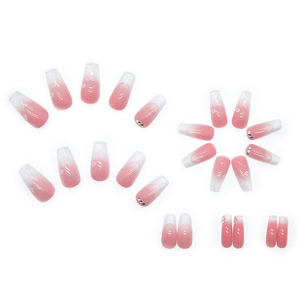 12 Sizes-24 Pcs Press On Nails Z273