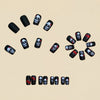 12 Sizes-24 Pcs Press On Nails Y1204