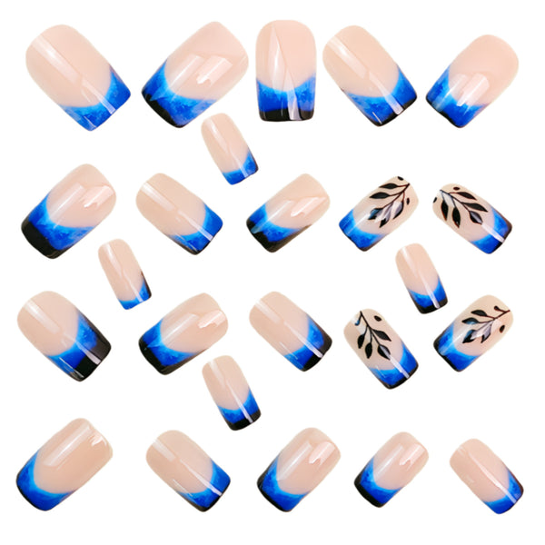 12 Sizes-24 Pcs Press On Nails Y1767