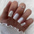 12 Sizes-24 Pcs Press On Nails Z607