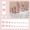 12 Sizes-24 Pcs Press On Nails F123
