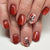 12 Sizes-24 Pcs Press On Nails C1098