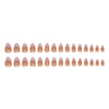 12 Sizes-24 Pcs Press On Nails W1648