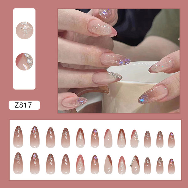 12 Sizes-24 Pcs Press On Nails Z802