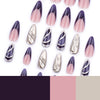 12 Sizes-24 Pcs Press On Nails JP3515