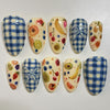 12 Sizes-24 Pcs Press On Nails JP3887