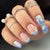 12 Sizes-24 Pcs Press On Nails W915