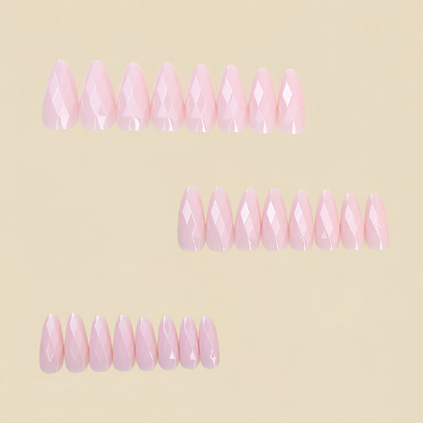 12 Sizes-24 Pcs Press On Nails Y1828