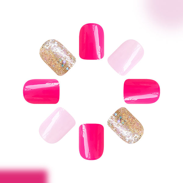 12 Sizes-24 Pcs Press On Nails C1619