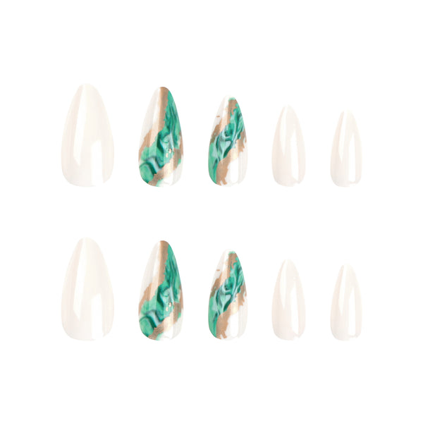 12 Sizes-24 Pcs Press On Nails JP2809