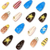 12 Sizes-24 Pcs Press On Nails JP4447