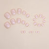 12 Sizes-24 Pcs Press On Nails F133