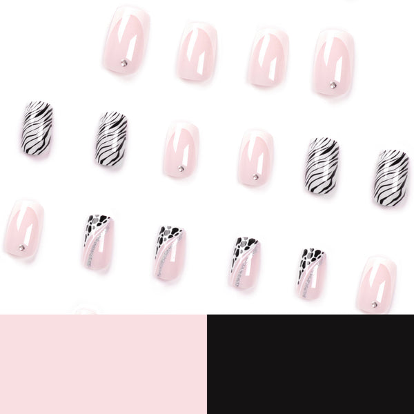 12 Sizes-24 Pcs Press On Nails JP2673