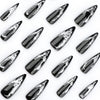 12 Sizes-24 Pcs Press On Nails JP3526