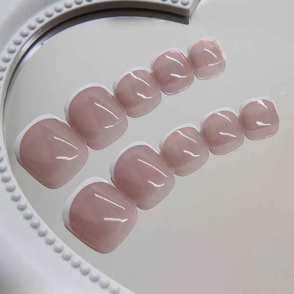 12 Sizes-24 Pcs Press On Nails F154