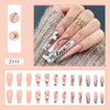 12 Sizes-24 Pcs Press On Nails Z333
