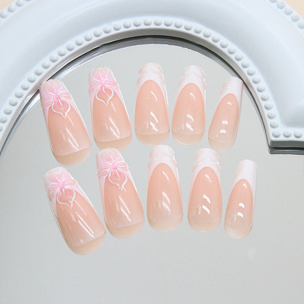 12 Sizes-24 Pcs Press On Nails W1876