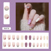 12 Sizes-24 Pcs Press On Nails R474
