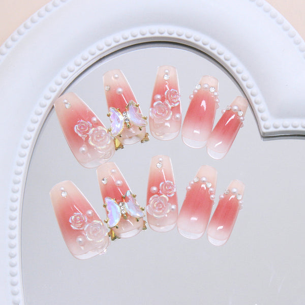 12 Sizes-24 PcsPress On Nails Z1135