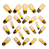 12 Sizes-24 Pcs Press On Nails Y1259