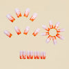 12 Sizes-24 Pcs Press On Nails Y1412