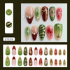 12 Sizes-24 Pcs Press On Nails Z1239