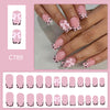 12 Sizes-24 PcsPress On Nails C789