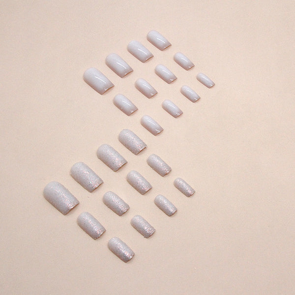 12 Sizes-24 Pcs Press On Nails W1309