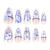 12 Sizes-24 Pcs Press On Nails JP3889