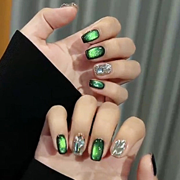 12 Sizes-24 Pcs Press On Nails GN007