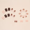 12 Sizes-24 Pcs Press On Nails W556