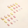 12 Sizes-24 Pcs Press On Nails W437